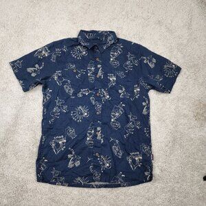 Patagonia Mens Button Shirt Size Small S Hemp Organic Cotton Huckberry REI USA